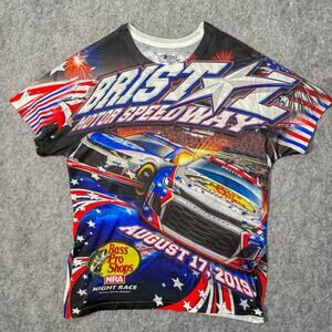 NASCAR Bristol Motor Speedway T Shirt Size Large AOP 2019